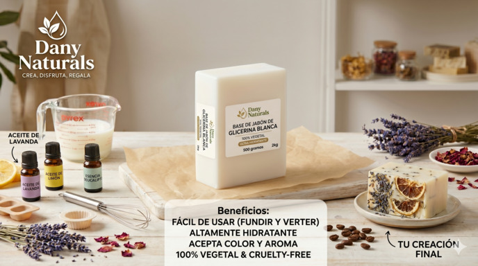 Base Jabon de Glicerina blanca