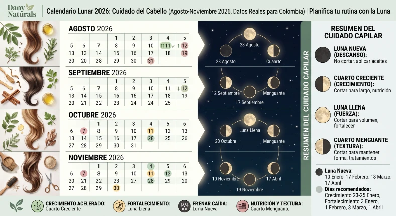 Calendario Lunar para el Corte de Cabello 2026: Fechas y Guía Completa